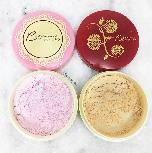 Besame Cosmetics Lipsticks, Mascara, and Brightening Powders